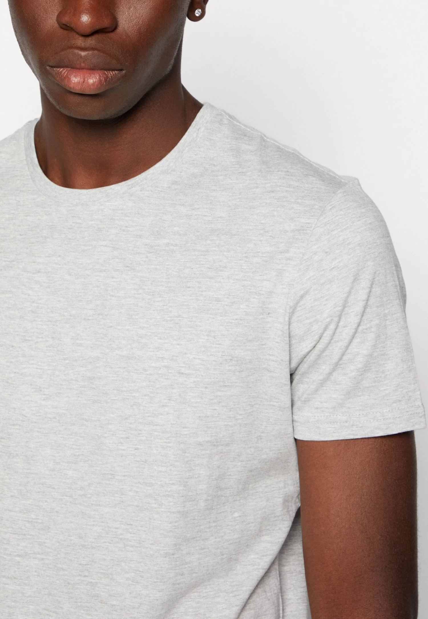 Pier One Unisex 5 Pack - T-Shirt Basique - Black /Dark Blue/Dark Green â Image 9