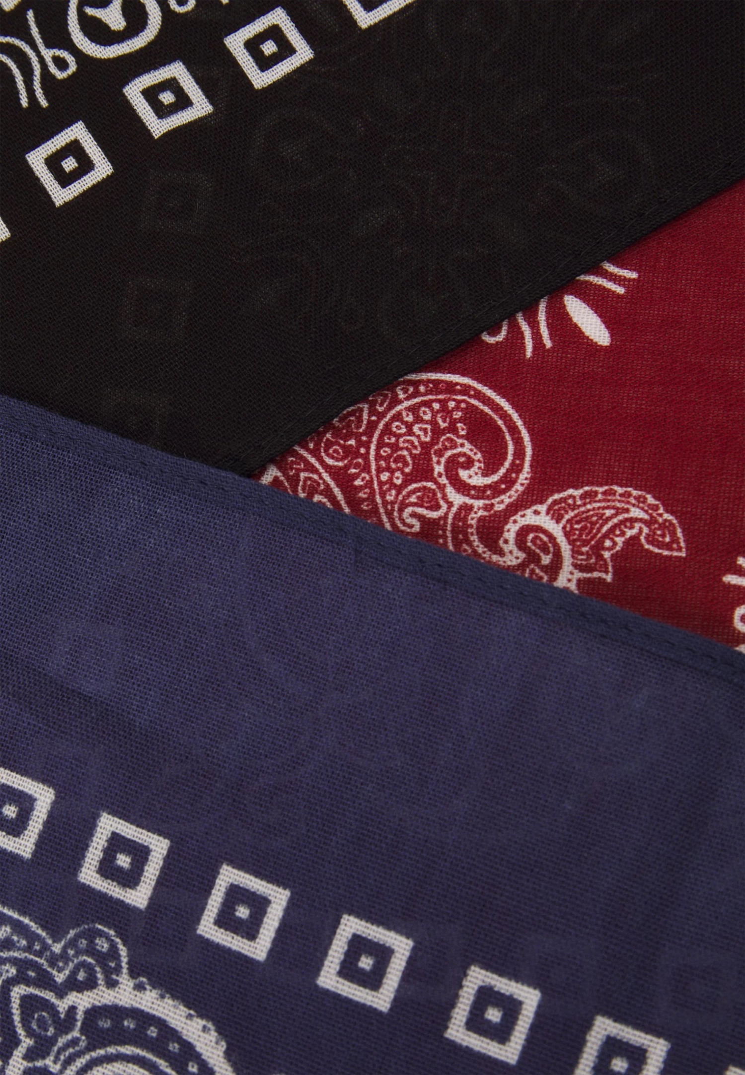 Pier One Unisex - Foulard - Black/Blue/Red â Image 3