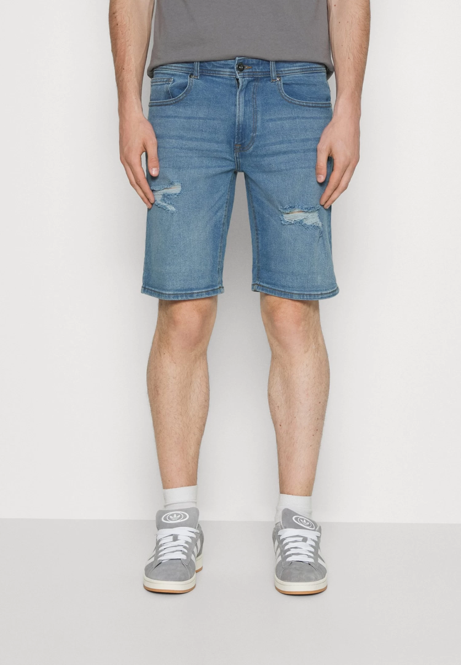 Pier One Unisex 2 Pack - Short En Jean - Blue/Black Denim â Image 4