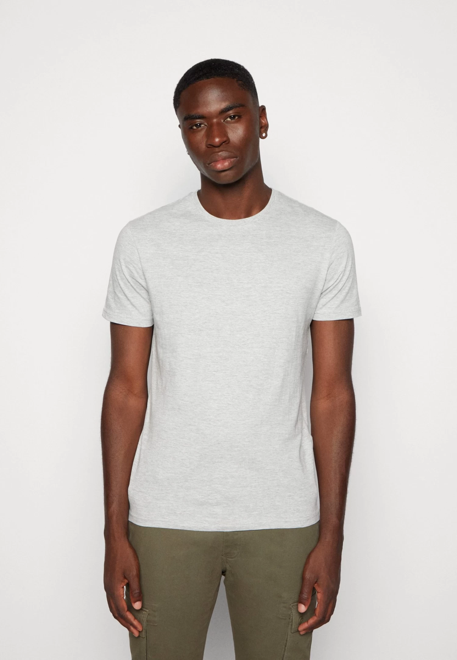 Pier One Unisex 5 Pack - T-Shirt Basique - Black /Dark Blue/Dark Green â Image 2