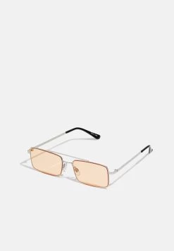 Pier One Unisex - Lunettes De Soleil - Silver-Coloured, Orange