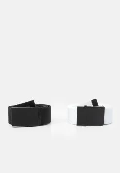Pier One 2 Pack - Ceinture - 802 - Black_001 - White