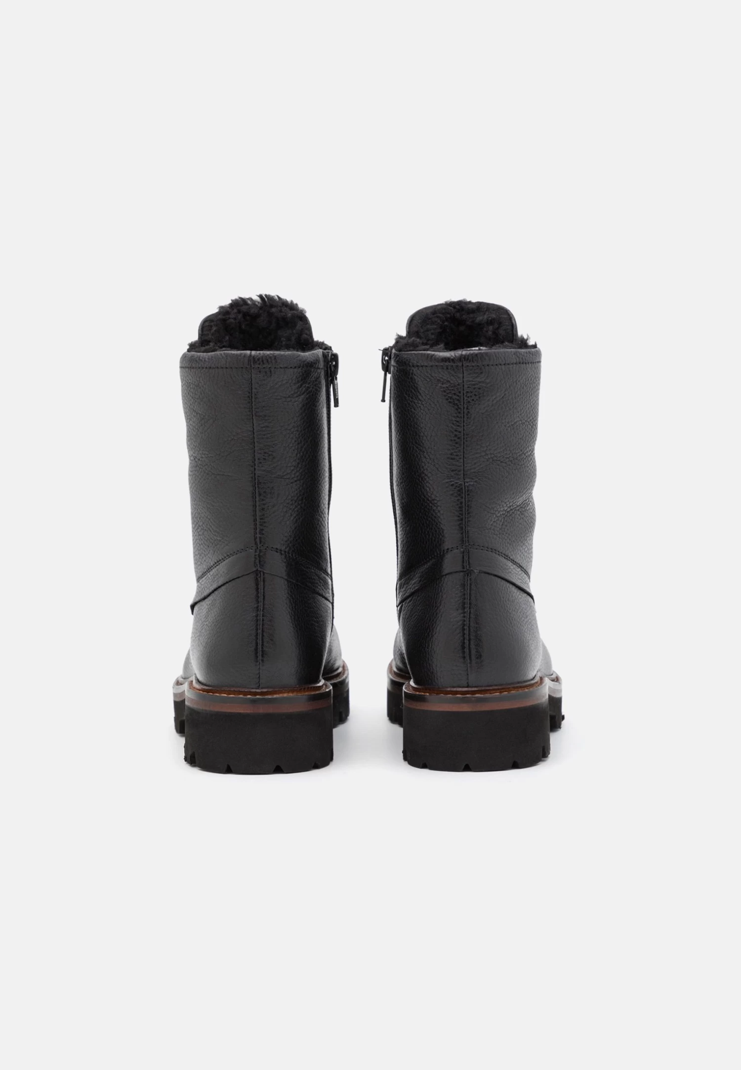 Pier One Leather Winter Boot - Bottines Ă Lacets - Black â Image 4