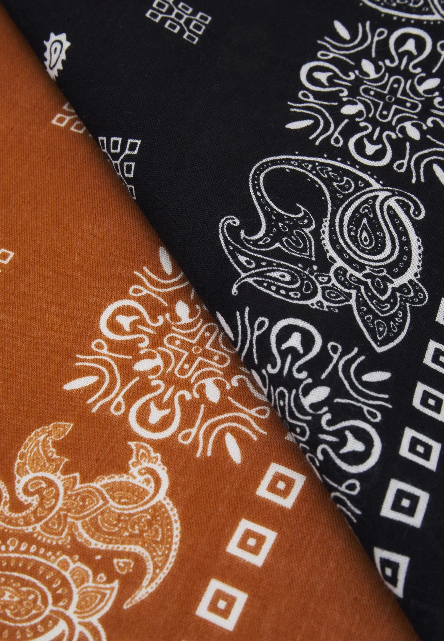 Pier One 2 Pack Unisex - Foulard - Black/Cognac â Image 3
